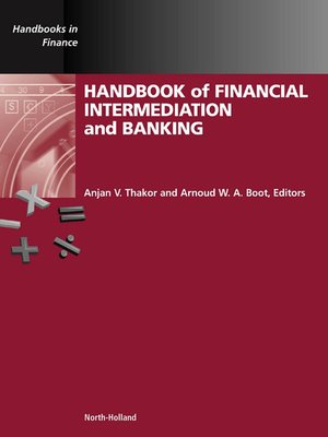 cover image of Handbook of Financial Intermediation and Banking